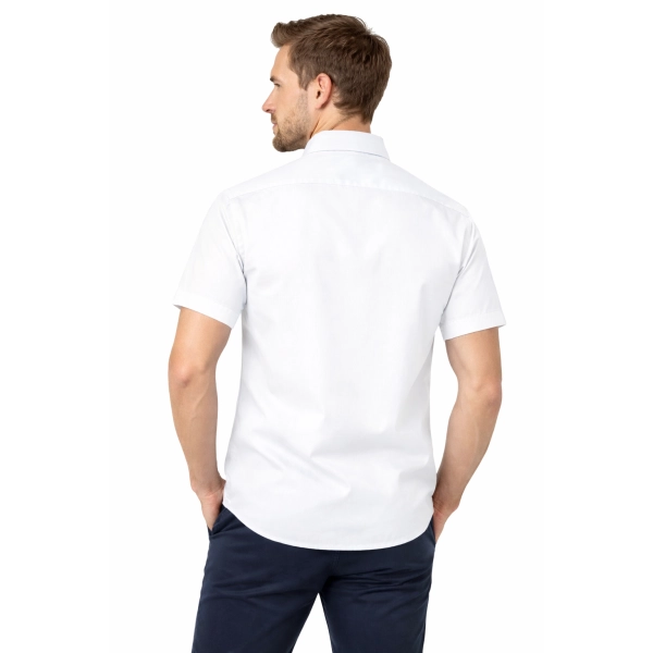 Koszula męska z krótkim rękawem biała roz.XXL